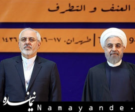 دفاع روحانی از پیاده روی ظریف/ باید به دیپلماتهای شجاعمان افتخار کنیم روحانی و ظریف