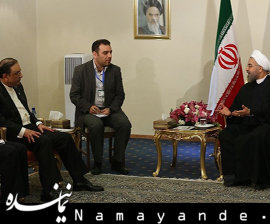 رئیس جمهور سابق پاکستان به دیدار روحانی رفت ایران و پاکستان