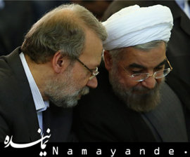زمان برگزاری پنجمین نشست مشترک دولت و مجلس تعیین شد لاریجانی و روحانی