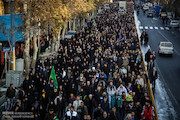  پیاده روی عزاداران اربعین در تهران