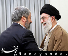 در وقت مناسب به تهران سفر میکنم  خالد مشعل و رهبری