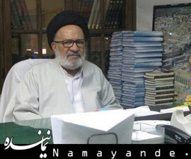 پیکر آیت الله غیوری تشییع شد آیت الله غیوری