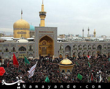 مراسم وداع با ماه رمضان در حرم رضوی حرم امام رضا(ع)431