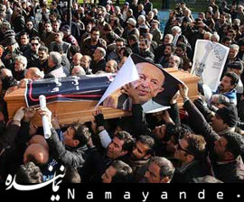 پیکر مرتضی احمدی تشییع شد تشییع مرتضی احمدی