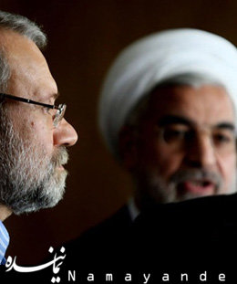 رهبر انقلاب به لاریجانی درباره دولت چه گفت؟ لاریجانی+روحانی