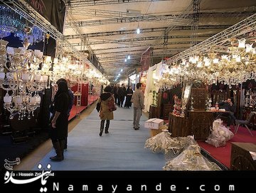 فروش مجسمههای مستهجن در نمایشگاه ایران! +تصاویر   نمایشگاه لوستر و دکوراسیون داخلی