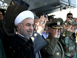 دولت پشتیبانی از نیروهای مسلح را وظیفه خود میداند روحانی رزمایش