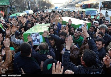  تشییع پیکر شهدای مدافع حرم در مشهد