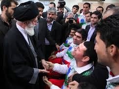 دیدار کاروان غدیر با رهبر معظم انقلاب  دیدار ورزشکاران با رهبرانقلاب