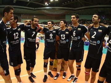 خودروی والیبالیست های ایرانی/تصاویر  والیبال