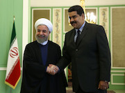 روحانی و رئیس‌جمهور ونزوئلا