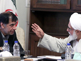 رایزنی حزبی با ناطق نوری در مجمع تشخیص ناطق نوری و باهنر