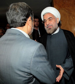 فرقهانگيزی؛ بازی بدون برنده/ تنزل اصولگرایی-اصلاحطلبی به دوقطبی روحانی-احمدینژاد روحانی و احمدی نژاد