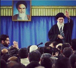 ابراز ارادت سید والیبال ایران به رهبرانقلاب/عکس محمد موسوی