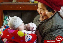 مهربان ترین زن دنیا /تصاویر  مهربانترین پیرزن