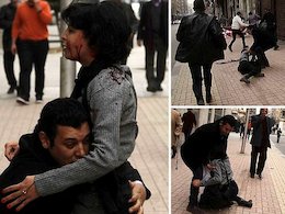 لحظه کشته شدن زن معترض مصری+ تصاویر  لحظه مرگ زن مصری/43
