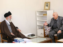 مسئله فلسطین در رأس مسائل دنیای اسلام/ جوانان قطعاً به ثمر نشستن آرمان فلسطین را خواهند دید دیدار رهبری با احمد جبرئیل431