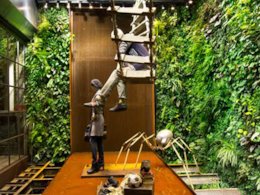 تصاویر زیبایی از یک باغ عمودی باغ عمودی