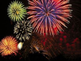 نورافشانی برج میلاد در شب عید فطر نورافشانی 43