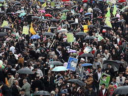 الجزیره: روحانی جواب اوباما را داد/ عکسی که هاآرتص از راهپیمایی منتشر کرد/ پخش مستقیم راشاتودی و رویترز از حماسه ایرانی
 راهپیمایی