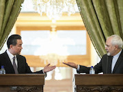 ظریف و وزیر خارجه چین