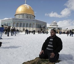 برف در مسجدالاقصی 43