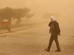 هوای تهران درآستانه اضطرار قرار گرفت گرد و غبار 43