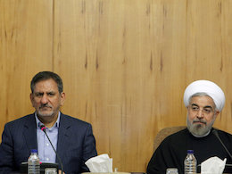 روحانی: یکی از مصادیق امربه معروف حمایت از تولید داخلی است روحانی و جهانگیری