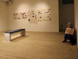 جنجال نمایش انسان در نمایشگاه اروپایی!+عکس  تابلوی زنده 43