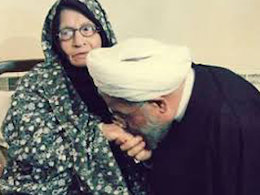 روحانی از مادرش گفت مادر روحانی
