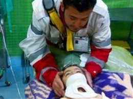 نجات کودک غرق شده از مرگ حتمی در سیستان و بلوچستان نجات كودك43