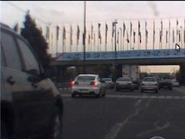 تعقیب و گریز پلیس با مزدا ۳ در تهران+تصاویر  تعقیب و گریز باپلیس 43