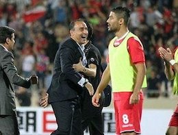 رقص شادمانه مربی پرسپولیس!/عکس حسین عبدی 43