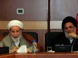 آیتالله هاشمی شاهرودی رئیس دبیرخانه مجلس خبرگان شد یزدی و هاشمی شاهرودی