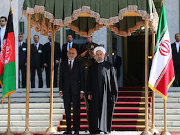 استقبال روحانی از رییس جمهور افغانستان روحانی و اشرف غنی