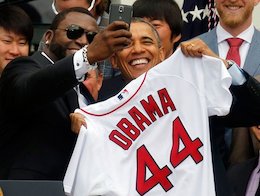 هدیه برند معروف به رییس جمهور/عکس سلفی با اوباما