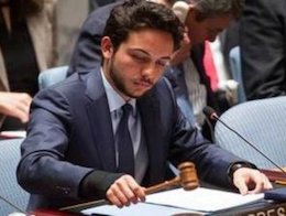 رئیس ۲۰ ساله شورای امنیت/عکس  ولیعهد اردن