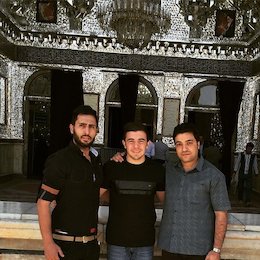 پسر قلعه نویی در حرم حضرت عبدالعظیم+عكس پسر قلعه نویی