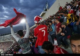 هجوم پرسپولیسی ها به اینستاگرام روحانی+عکس تماشاگران پرسپولیس،ورزشگاه ازادی