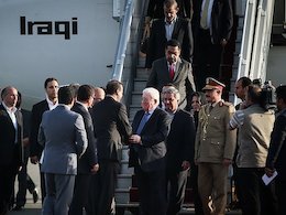  ورود رئیس جمهور عراق به تهران 