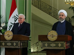 روحانی: امنیت عراق، امنیت ایران است/ فواد معصوم: کمکهای ایران برای مبارزه با داعش ارزشمند بود روحانی و فواد معصوم