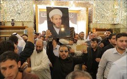 تشییع پیکر نماینده آیت الله سیستانی در کربلا+تصاویر تشییع پیکر نماینده آیت الله سیستانی