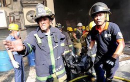 آتش سوزی در فیلیپین