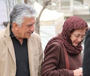 رضا کیانیان و همسرش