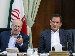نارضایتی اسحاق جهانگیری از عملکرد وزیر صنعت جهانگیری و نعمت زاده