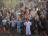فرار مردم الرمادی از دست داعش 