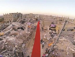 فرش قرمز در دل خرابهها!+عکس فرش قرمز در دل خرابهها