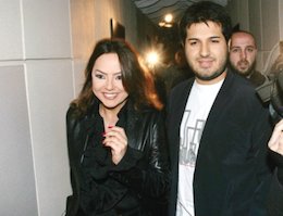 رضا ضراب همسر خواننده مشهور ترکیه+عکس رضا ضراب و همسرش