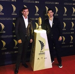 قوچان نژاد و سید جلال در مراسم award +عکس قوچان نژاد و سید جلال