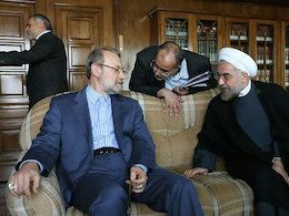 چرا ائتلاف "روحانی- لاریجانی" سوژه دلخواه فعالان سیاسی و رسانه ای اصلاح طلب است؟ روحانی و لاریجانی